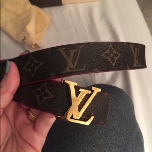 ***SOLD*** Louis vuitton reversible belt